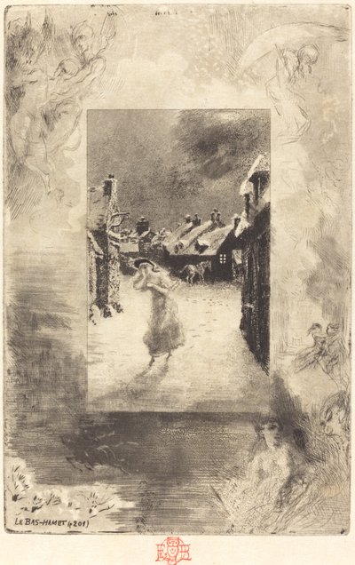 Le Bas-Hamet by Felix Hilaire Buhot