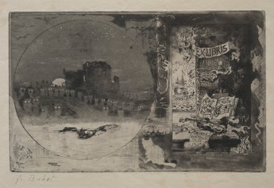 The Castle of the Owls by Felix Hilaire Buhot