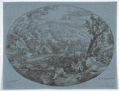 Landscape with Three Figures by Felix Meyer