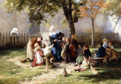 The Schoolyard by Felix Schlesinger