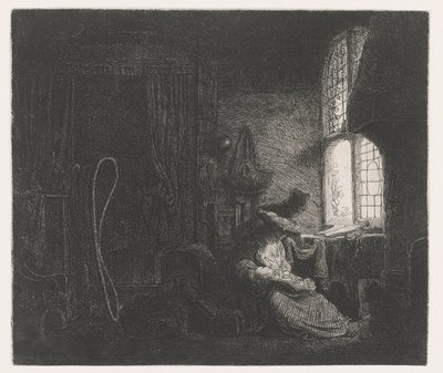 The Holy Family in a Room by Ferdinand Bol
