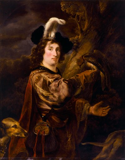 The Falconer by Ferdinand Bol