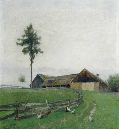 Farm near Zwettl by Ferdinand Brunner