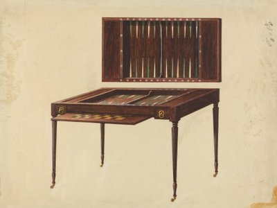 Gaming Table by Ferdinand Cartier