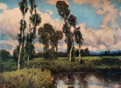 The Poplars by Ferdinand Engelmuller