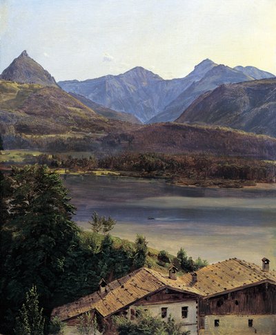Lake Wolfgang by Ferdinand Georg Waldmuller