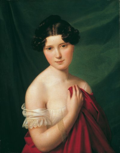 The Court Actress Sophie Müller by Ferdinand Georg Waldmuller