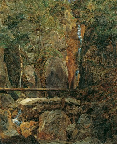 The Rettenbach Wilderness near Ischl by Ferdinand Georg Waldmuller