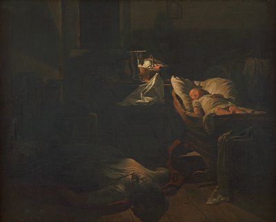 Exhausted Strength by Ferdinand Georg Waldmuller