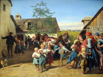 Return from the Church Fair by Ferdinand Georg Waldmuller