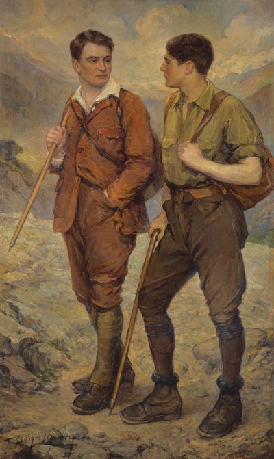 The Highland Walk by Ferdinand George Lemmers
