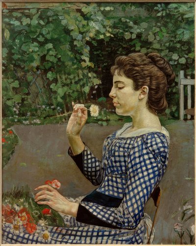 Portrait of Helene Weigle by Ferdinand Hodler
