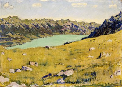 Lake Brienz from Breitlauenen, 1906 by Ferdinand Hodler