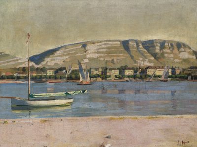 Geneva Harbour and the Saleve by Ferdinand Hodler
