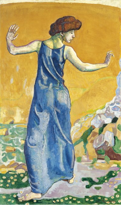 Joyful Woman by Ferdinand Hodler