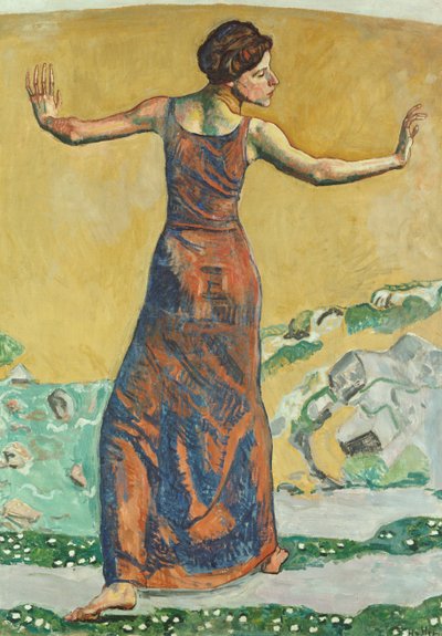 Joyous Woman by Ferdinand Hodler