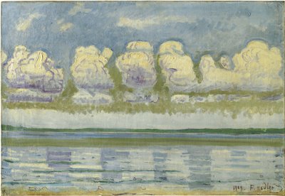 Lake Geneva with the Swiss Jura, 1909 by Ferdinand Hodler
