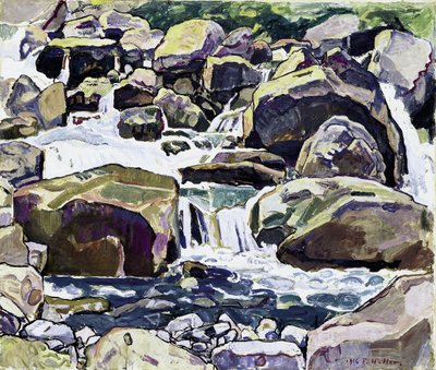 Mountain Stream near Champéry by Ferdinand Hodler