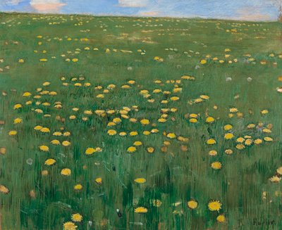 The Flower Meadow, ca 1901 by Ferdinand Hodler