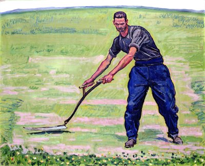 The Mower by Ferdinand Hodler