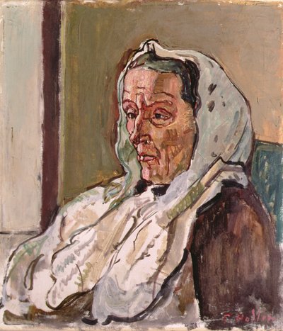 The Sick Esther Jacques by Ferdinand Hodler