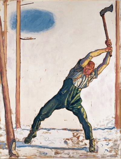 The Woodcutter by Ferdinand Hodler