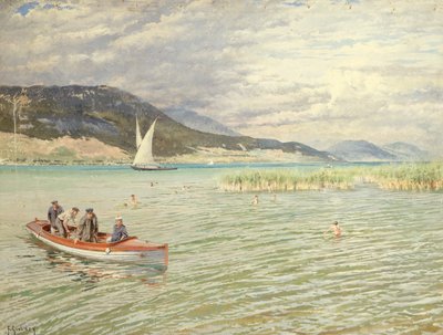 On the Lake by Ferdinand Joseph Gueldry