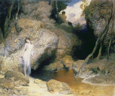 The Music of the Faun by Ferdinand Keller