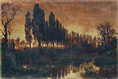 Bavarian Landscape by Ferdinand Knab