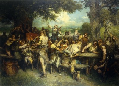 A Viking Celebration, 1925 by Ferdinand Leeke