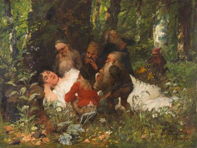 Snow White, c. 1890 by Ferdinand Leeke