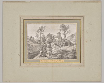 Wednesday. Footpath on the Mönchsberg near Salzburg by Ferdinand Olivier