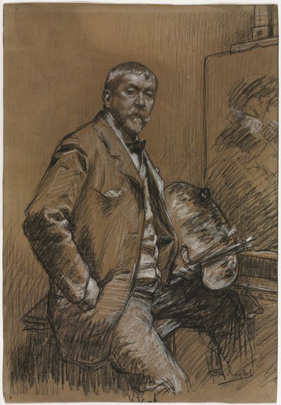 Self-Portrait (1800s-1900s) by Ferdinand Roybet