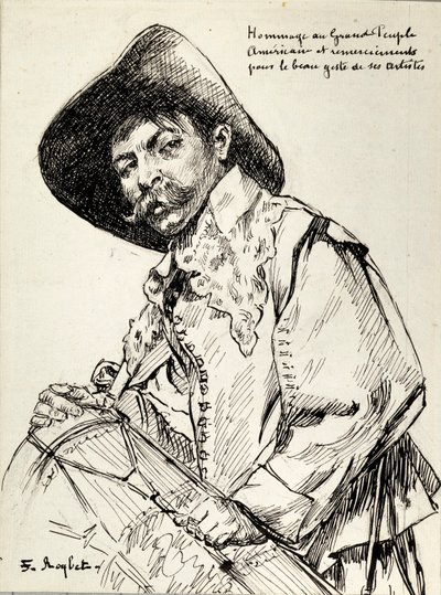 The Drummer by Ferdinand Roybet