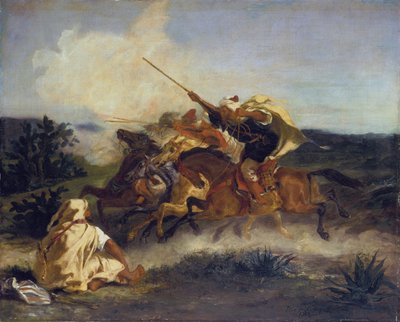 Arabian Fantasy by Ferdinand Victor Eugene Delacroix