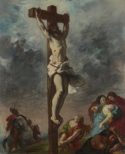 The Crucifixion. 1853 by Ferdinand Victor Eugene Delacroix