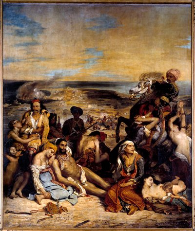 The Scio Massacres by Ferdinand Victor Eugene Delacroix