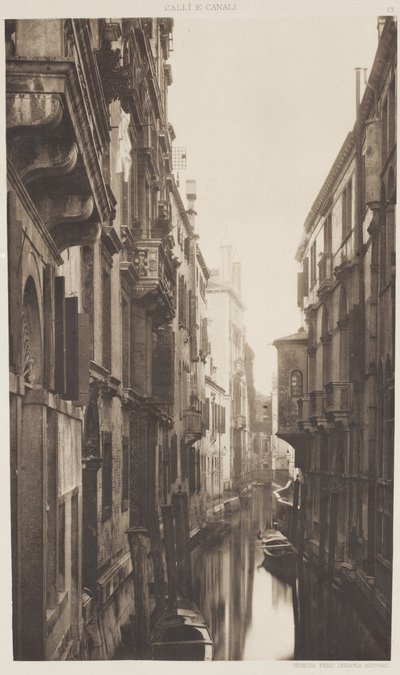Albrizzi Canal by Ferdinando Ongania
