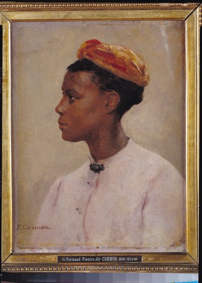 Young black woman by Fernand Cormon