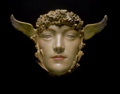 A Mask, c.1897 by Fernand Khnopff