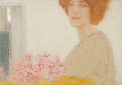 Roses by Fernand Khnopff