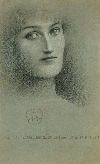 Female Head by Fernand Khnopff