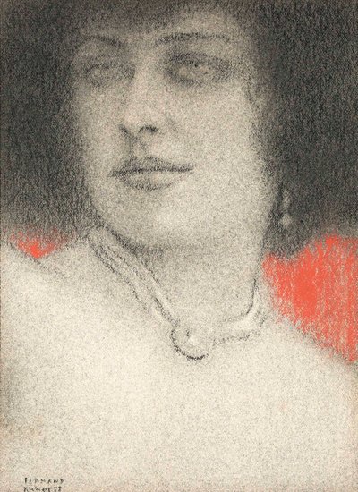 Study of a Woman by Fernand Khnopff