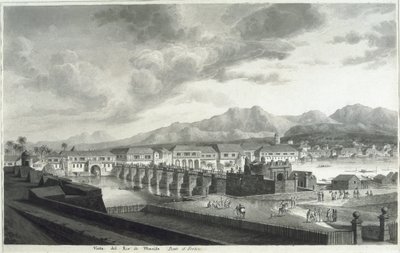 View of Fort Santiago in Manila by Fernando Brambila