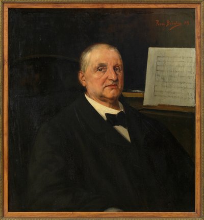 Portrait of Anton Bruckner by Ferry Bératon