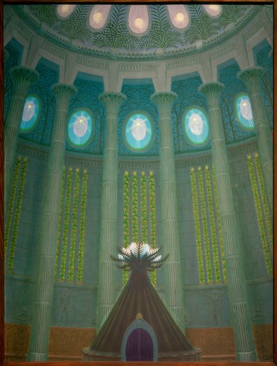 The Lonely Temple by Fidus