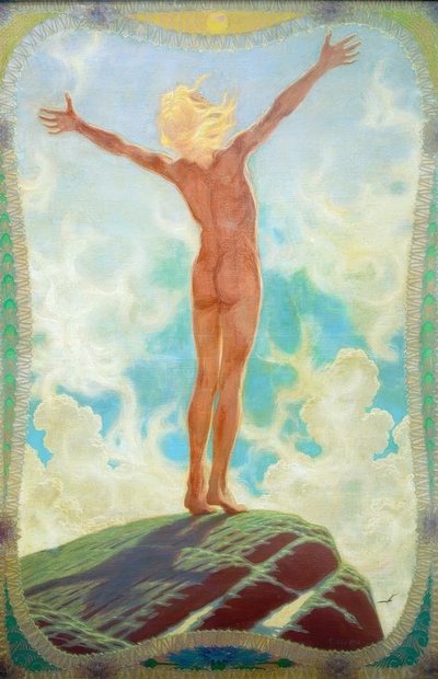 Light Prayer by Fidus