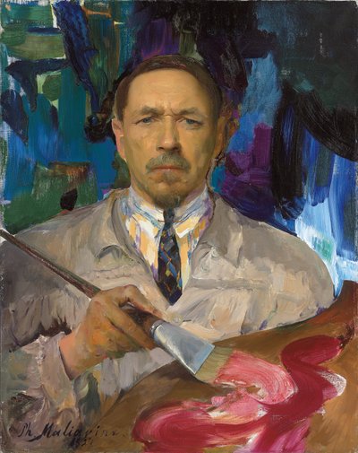 Self Portrait by Filipp Andreevich Maliavin