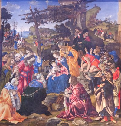 Adoration of the Magi by Filippino Lippi