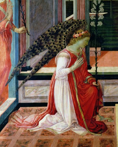 Annunciation (detail) by Filippino Lippi